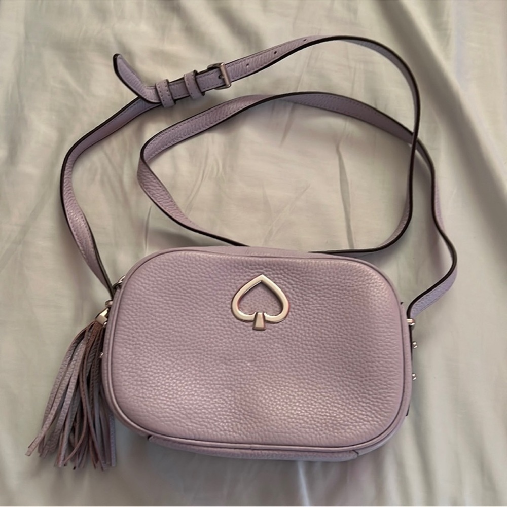 LIGHT PURPLE KATE SPADE CAMERA BAG